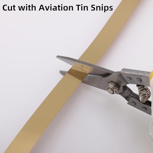 Gold Metalized Brushed Finish Molding Trim, Peel and Stick Strip - Image 4