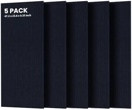 TO-TH Acoustic Panels High Density Soundproof Wall Panels 5 Pack by TO-TH