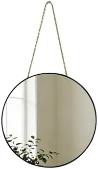 Round Wall Mirror Door Mirror PVC Plastic Frame by Unknown