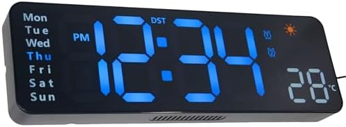 OceeK Large Digital Wall Clock, Modern Electric Clock 11" by OceeK