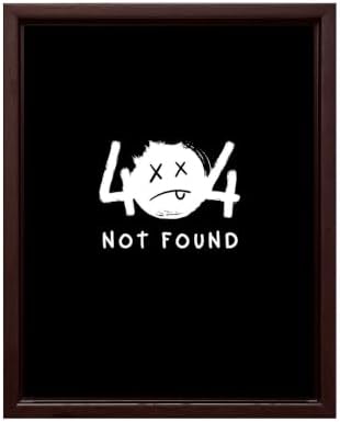 InkFlow Posters Not Found Canvas Poster by InkFlowPosters