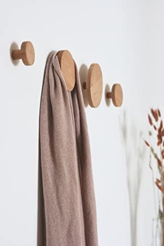 Bubble Wood Wall Hooks Modern Decorative Coat Hooks - Image 3