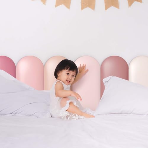 Jetec 6 Pcs Kids Wall Padding Panels, 1.18 Inch Thick Foam Wall Protector - Image 6