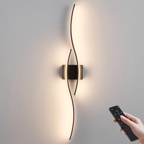 KARTOOSH Wireless Wall Sconces, Dimmable LED Sconce by KARTOOSH