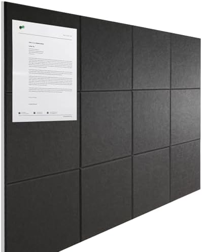 Large Cork Boards for Walls 48" x 36", 12 Pack Bulletin Boards Alternative Cork by Sanakma