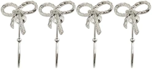 Bow Wall Hook 4 pcs Decorative Wall Hooks by RR-RUOSHUI