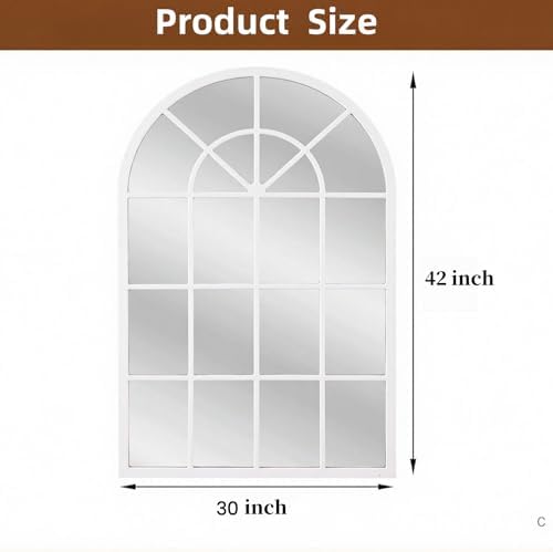 Dewfig Arched Wall Mirror - Image 6