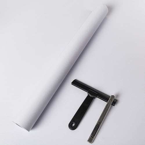 White Wallpaper Peel and Stick by practicalWs