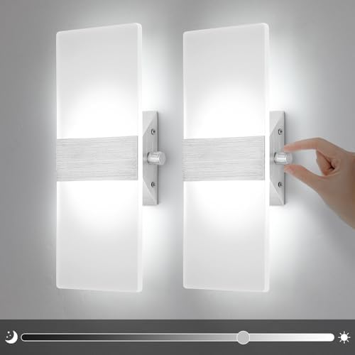 Lightess Dimmable 12W Modern LED Wall Sconces by LIGHTESS