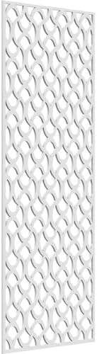 25 3/8"W x 64 3/8"H x 3/8"T Resort Decorative Fretwork Wall Panels in by EkenaMillwork