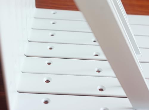 8 Pack L11 x H 8" White Heavy Duty Shelf Brackets - Image 3
