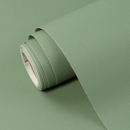 Sage Green Peel and Stick Wallpaper Solid Sage Green Contact Paper A Set of by SOONAFTER