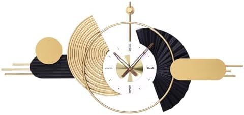 39x18 Inch Modern Decorative Wall Clock Battery Operated, Unique Silent by BeautifulWallDecor