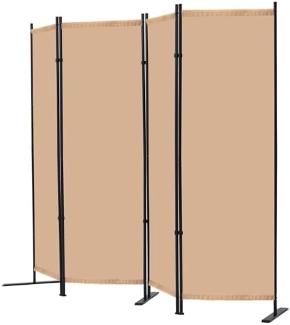 RANTILA 4 Panel Room Divider, 6 FT Folding Privacy Screen - Image 2