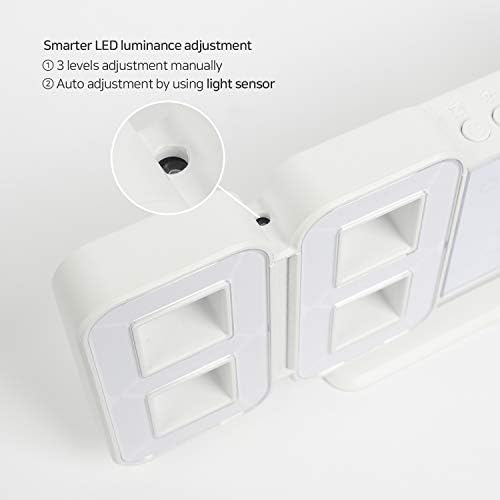mooas 3D Pure mini Dual LED Clock - Image 6