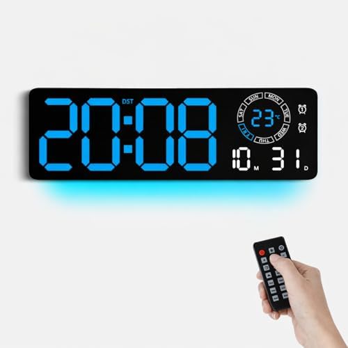 16-inch Jumbo Display Digital Clock by Unknown