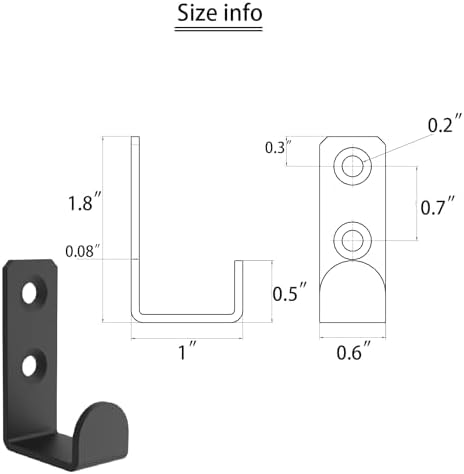 Hooks for Hanging Stainless Steel Heavy Duty Coat Hook Wall Hooks Robe Hanger - Image 4