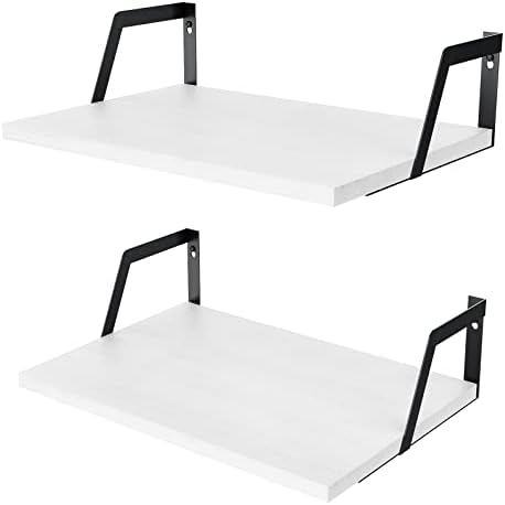 SRIWATANA White Deep Floating Shelves by SRIWATANA