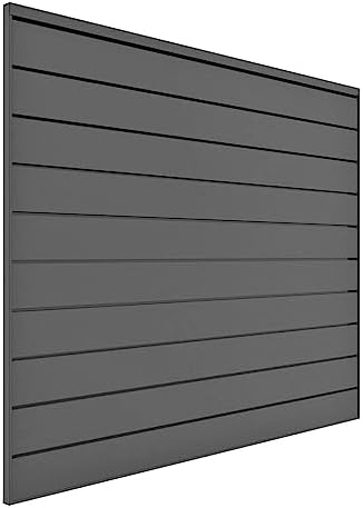 Proslat 88104 Heavy Duty PVC Slatwall Garage Organizer, 4-Feet by 4-Feet Section by PROSLATGARAGE