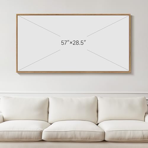 Large Framed Vintage Neutral Floral Wall Art - Image 5