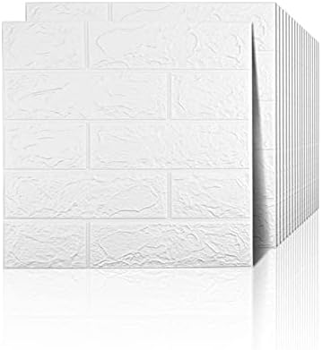 3D Wall Panels Peel and Stick, 29 Sq Ft Coverage, Faux Brick by Sodeno