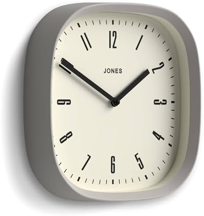 JONES CLOCKS® Marvel wall Clock | Modern Retro Rounded Square Clock | 10" | - Image 2