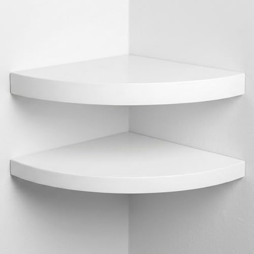ZGZD Corner Shelf Invisible Wall Mounted Shelves Radial Shape Perfect - Image 4