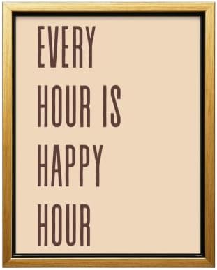 InkFlow Posters Every Hour Happy Hour Canvas Poster by InkFlowPosters