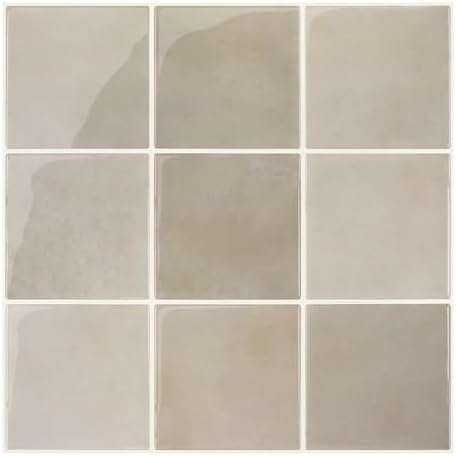 COMSTICKC Thicker Peel and Stick 3D Backsplash Tiles Kitchen Bathroom by COMSTICKCDECOR