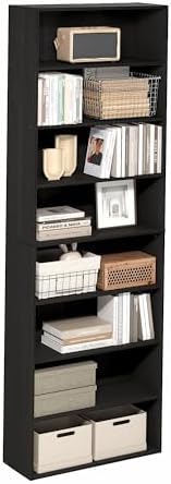 Furinno Basic Book Shelf, 8-Tier Bookcase by Furinno-FitsYourSpaceFitsYourBudget