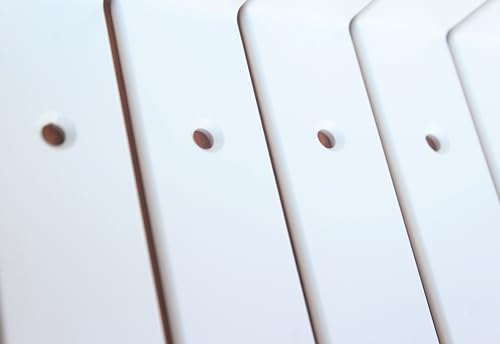 6 Pack - L 8" x H 6" x W1.5, 5mm Thick White L Shelf Bracket, Iron Shelf - Image 7