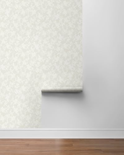 NextWall Tonal Floral Peel and Stick Wallpaper - Image 7