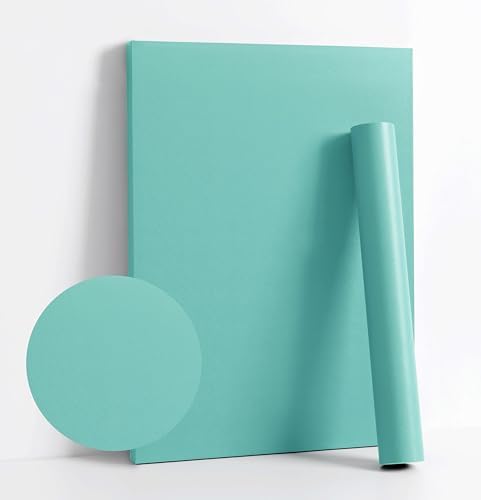 Dimoon 393.7''x17.7''Mint Green Peel and Stick Wallpaper Contact Paper Modern by DIYYOURMOON