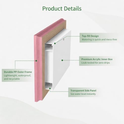 FRESH SPEED Self-Watering Wall Planters - Image 5