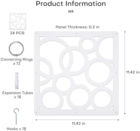ANMINY Hanging Room Divider Panels - Image 5