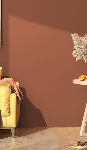 Yasinet Dark Orange Wallpaper Solid Color Contact Paper Dark Orange Self - Image 4