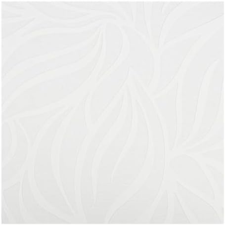 Super Fresco Eden Pre-Pasted Textured Paintable Wallpaper White by Super+fresco