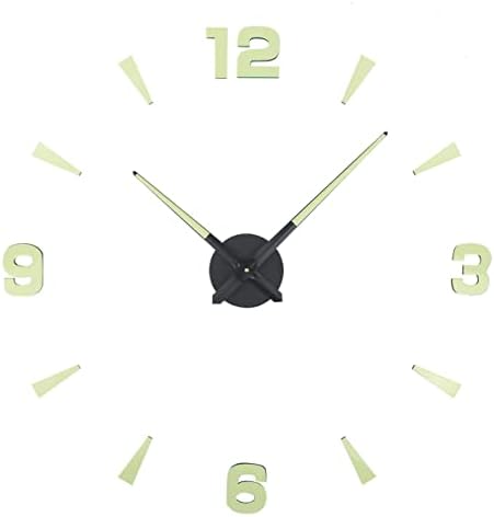 Timelike 3D DIY Wall Clock, 1M Modern Frameless Large 3D DIY Wall Clock Kit - Image 2