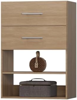 ROOMTEC 31.5" 2 Drawer Short Tower Closet Unit, Modular Closet System by ROOMTEC