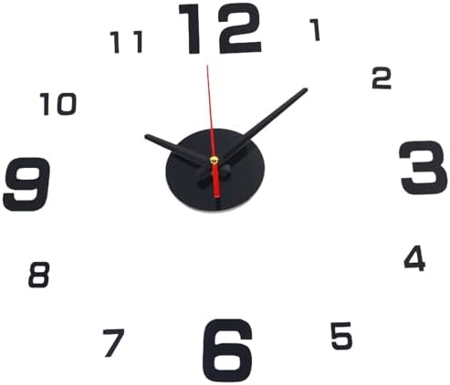 DIY Wall Clock, Battery Operated, 3D Quartz Frameless Clocks - Image 2