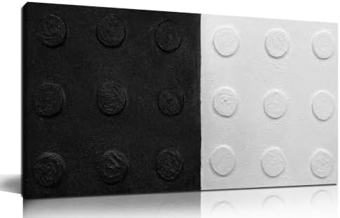 HUBOSKN Black And White Canvas Wall Art by HUBOSKNCANVASWALLART