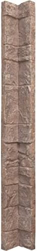 Universal Inside Corner for EverStone Faux Stone Siding Panels, Mount Vernon by EkenaMillwork