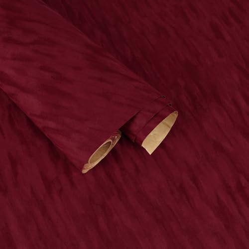 Burgundy Felt Drawer Liner Self Adhesive Velvet Flocking Liner by FANCYEASY