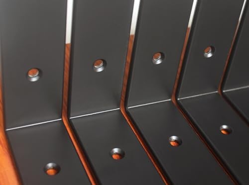 16 Pack - L 9" x H 6" x W1.5, 5mm Thick Black L Shelf Bracket, Iron Shelf - Image 3