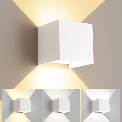 LED 15W Outdoor Sconce Lights Exterior/Interior 3 Colors Adjustable Wall Light by MilleLucciole