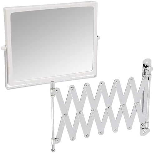 JERDON Wall-Mounted Makeup Mirror by Jerdon