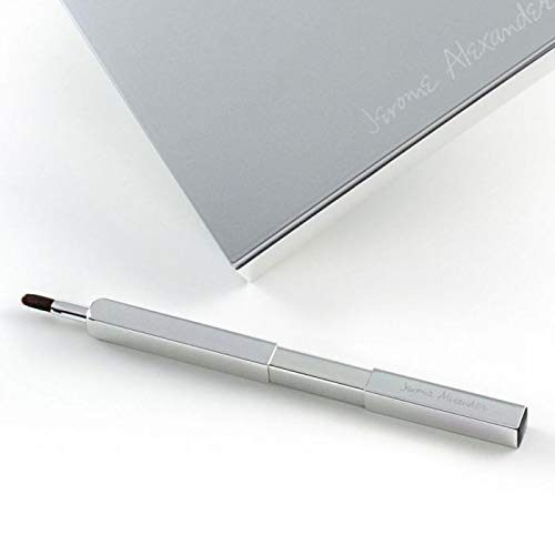 Jerome Alexander New Again Lipstick Palette & Retractable Brush, 6 Hot-Poured, Buildable & Blendable Smooth Matte Shades (Hot Colors)