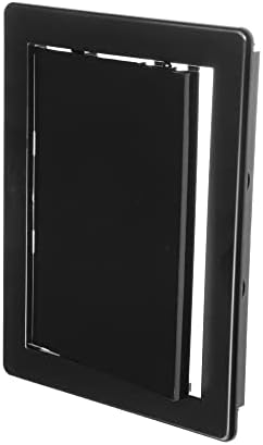 6" x 8" Black ABS Plastic Plumbing Access Panel by ECOPROVENT