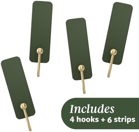 Command Medium Hooks, 4 Hooks, 6 Strips - Image 3