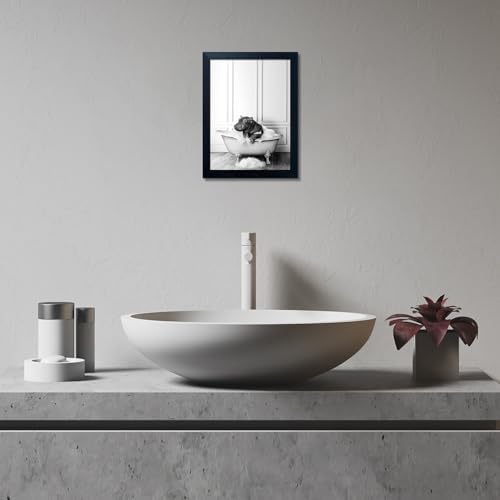 Funny Hippo in Bathtub Framed Wall Art - Image 6